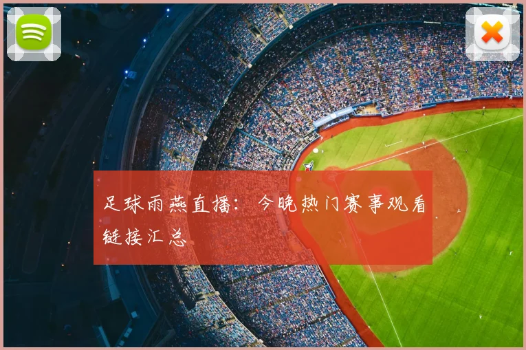 足球雨燕直播：今晚热门赛事观看链接汇总